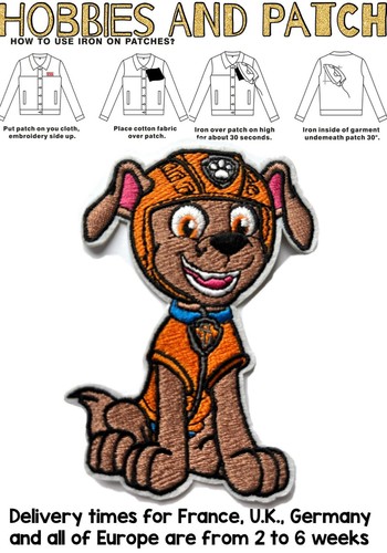 Patch zuma paw patrol - zuma,