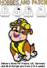 patch Rubble paw patrol toppa